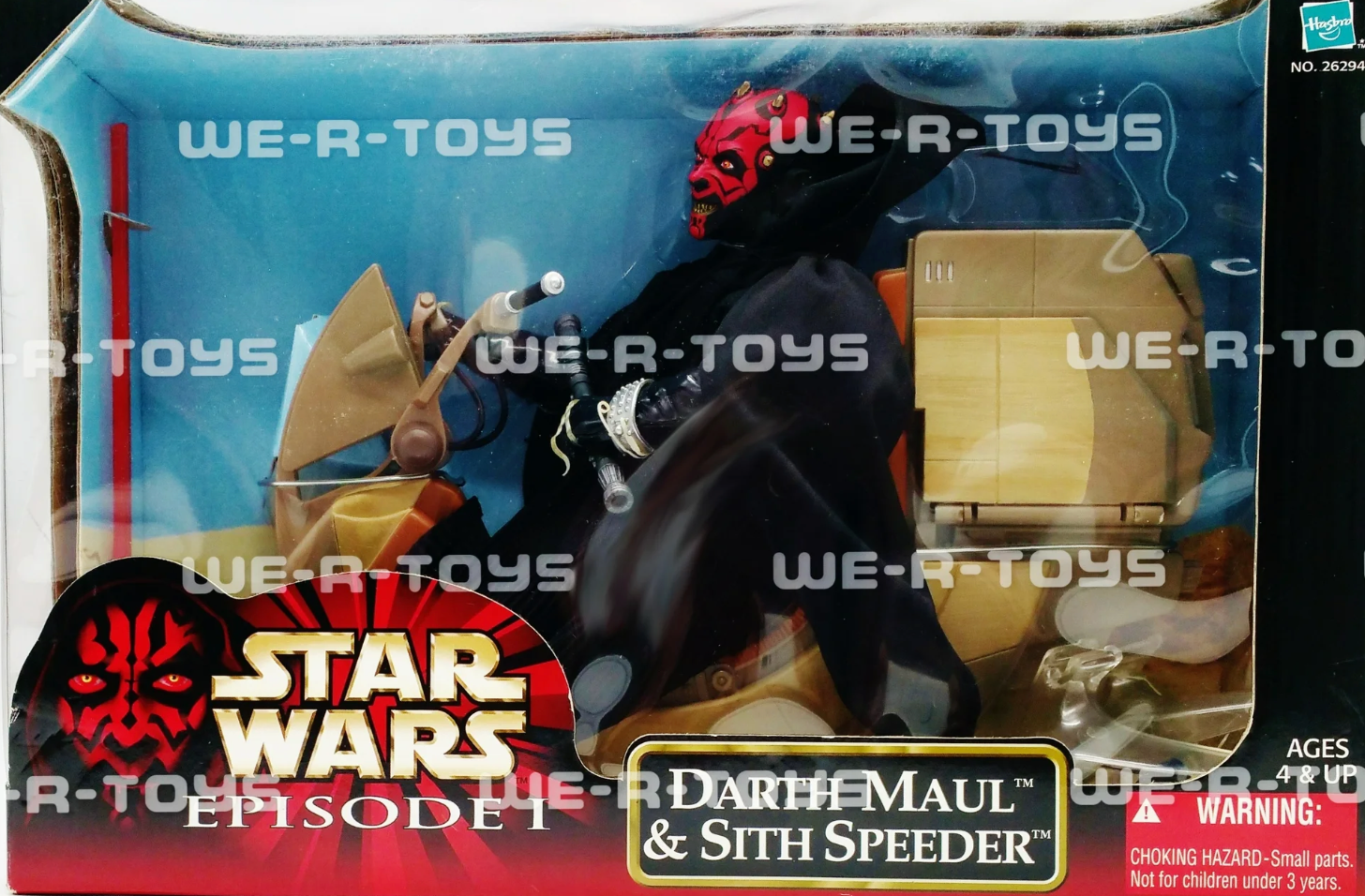 Star Wars Episode I Darth Maul & Sith Speeder Set Hasbro 1999 No. 26294 NRFB