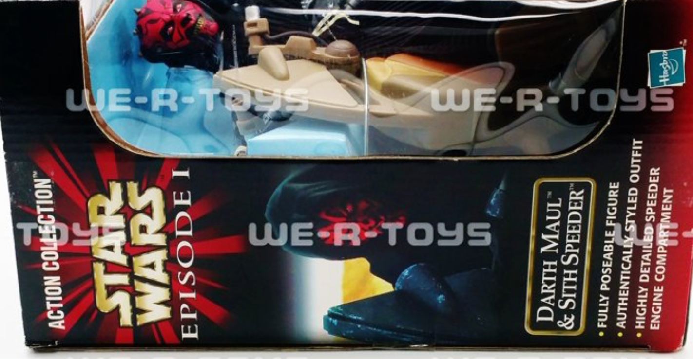 Star Wars Episode I Darth Maul & Sith Speeder Set Hasbro 1999 No. 26294 NRFB