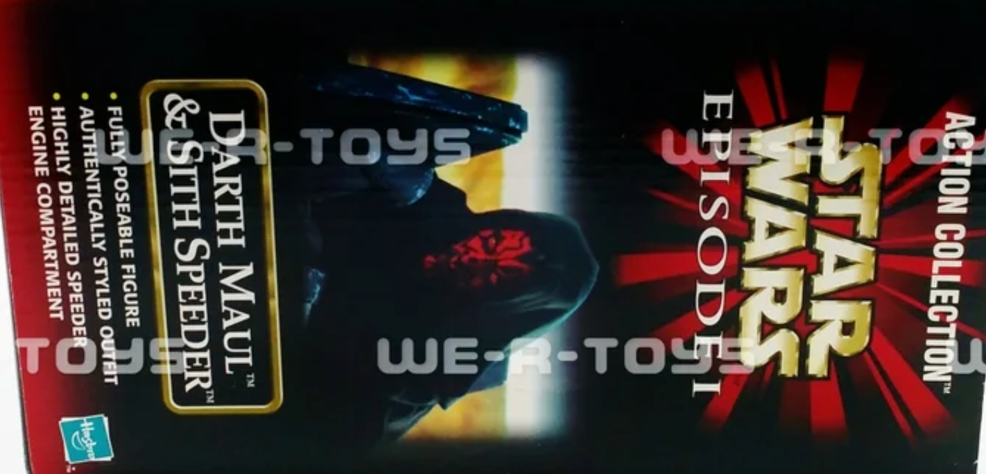 Star Wars Episode I Darth Maul & Sith Speeder Set Hasbro 1999 No. 26294 NRFB