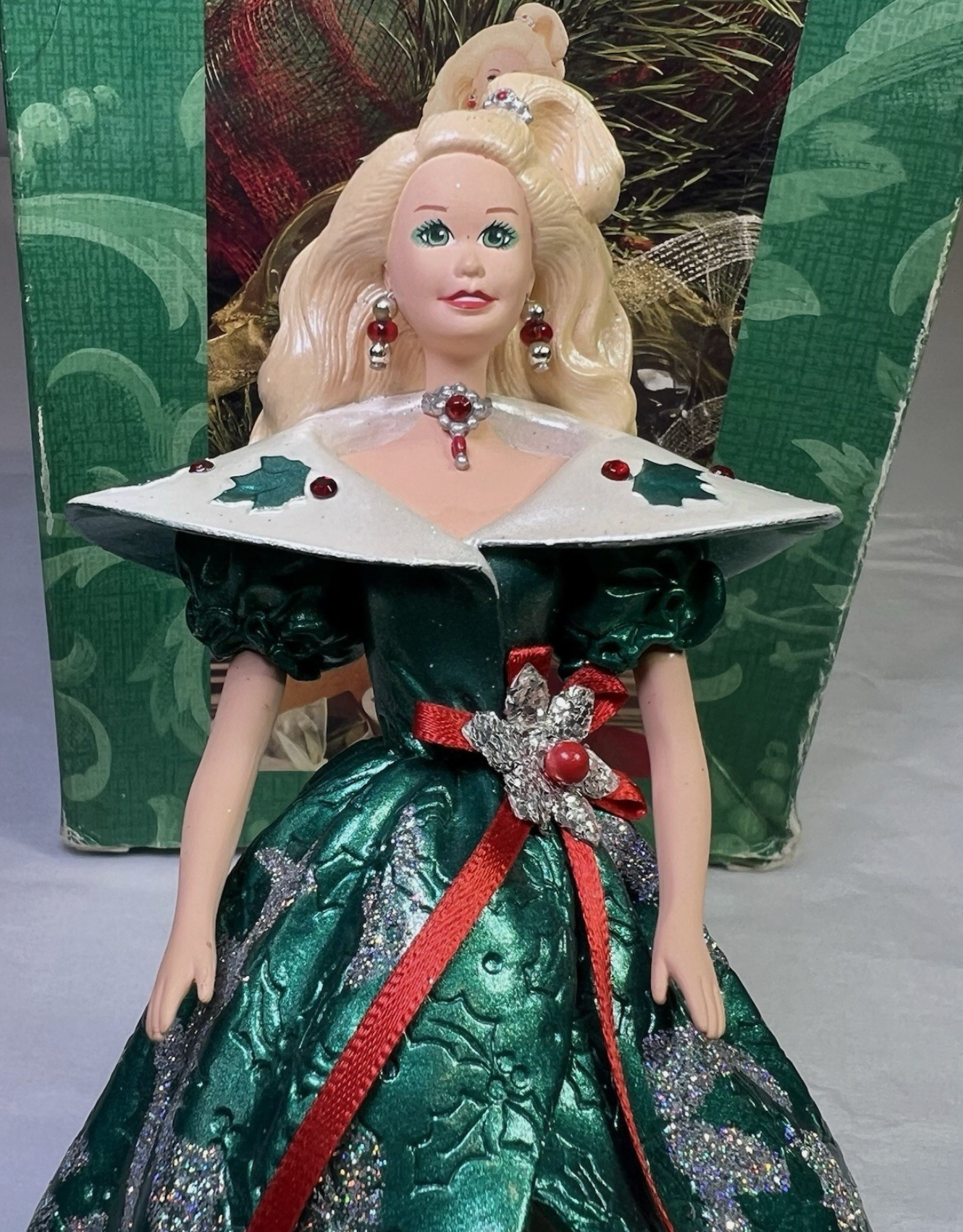 Hallmark Holiday Barbie Stocking Hanger 1996 XSH3101