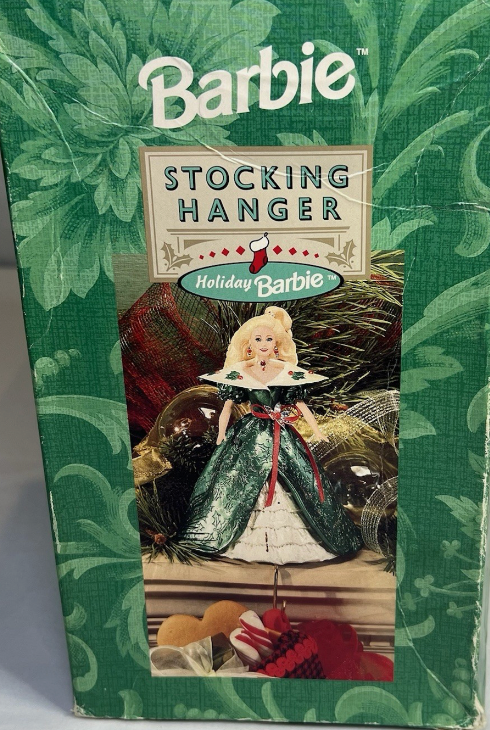 Hallmark Holiday Barbie Stocking Hanger 1996 XSH3101