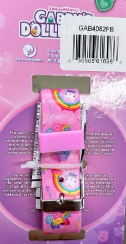 Gabby's Dollhouse LED Watch Wristwatch Design may very