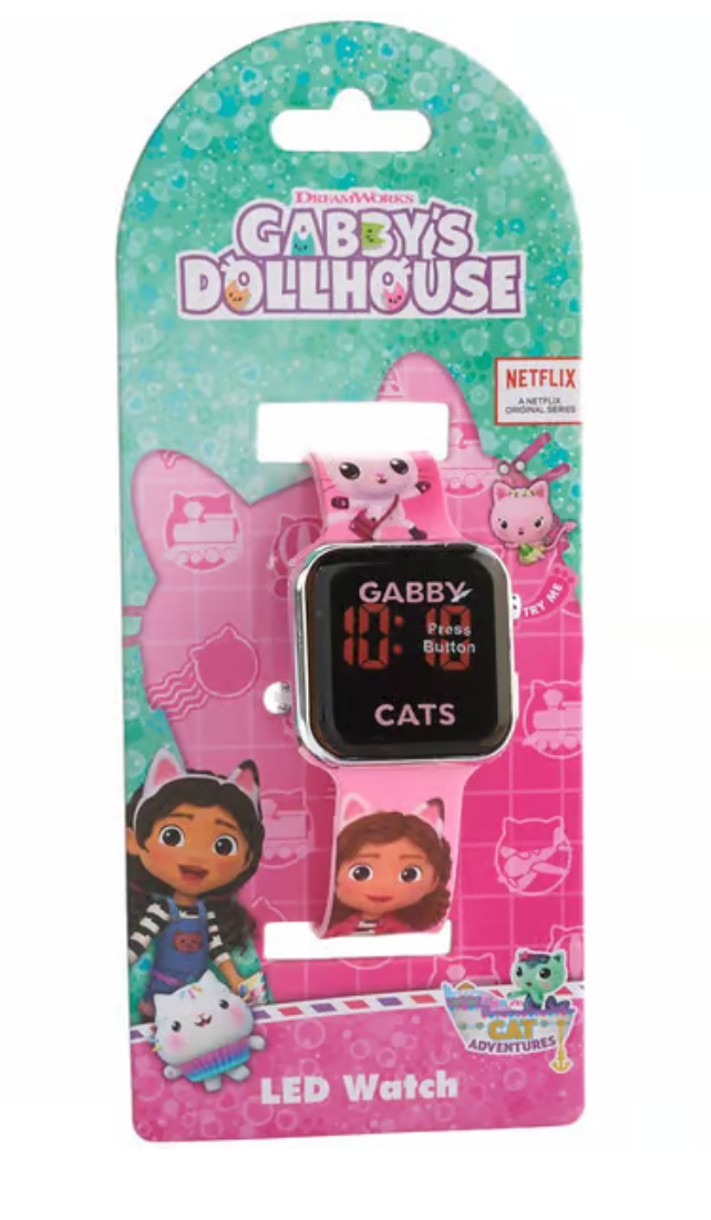 Gabby's Dollhouse LED Watch Wristwatch Design may very