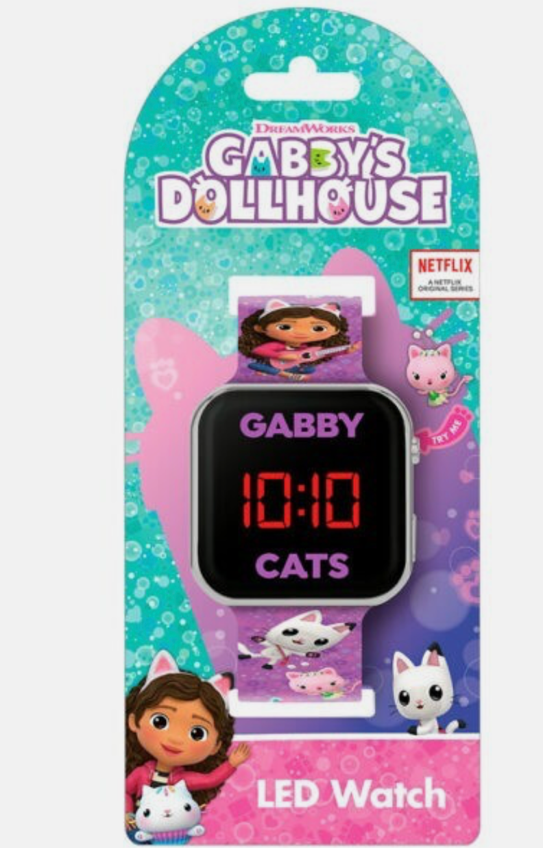 Gabby's Dollhouse LED Watch Wristwatch Design may very