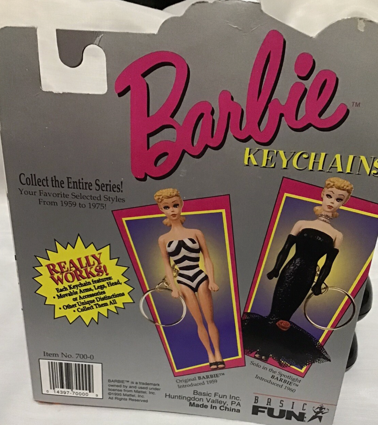 Barbie 1959 Brunette Keychain