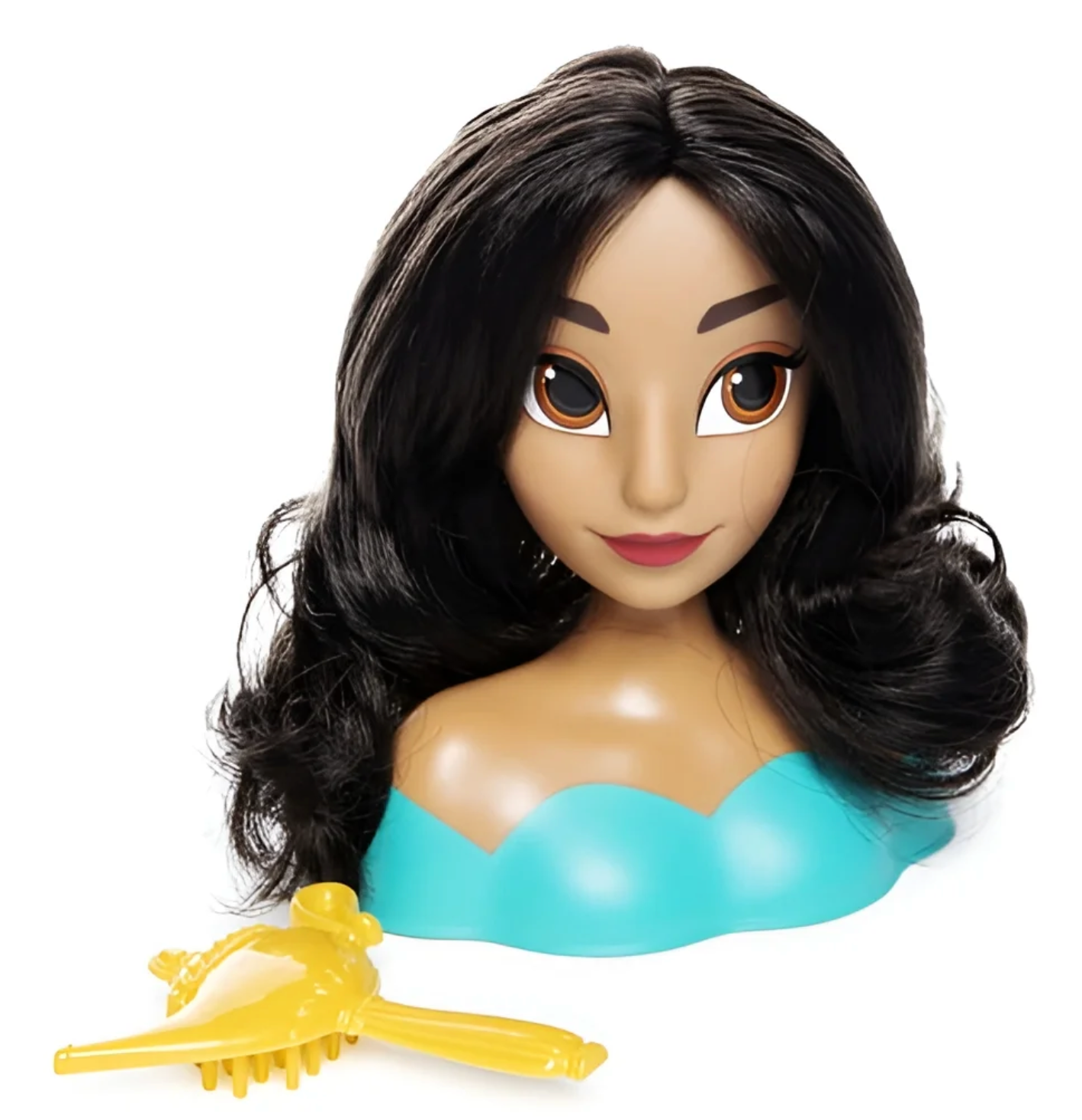 Jasmine Styling Head - Authentic Disney Princess Design - Perfect for Hair Play, Styling, and Creative Expression for Budding Hairstylists