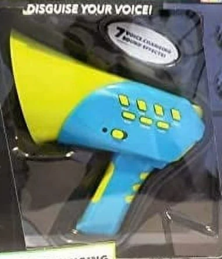 Stem Voice Changer, 7 Voice Changing Sound Effects Blue/Yello