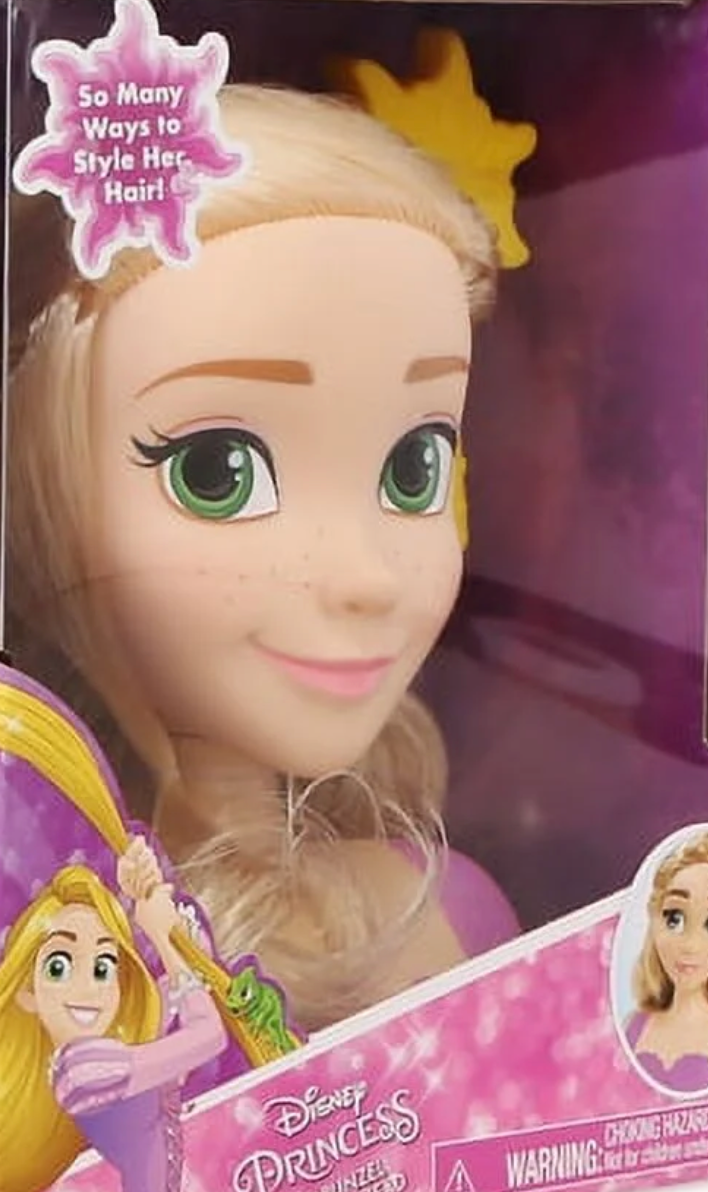 Disney Princess Styling Head - Rapunzel - Brush Included