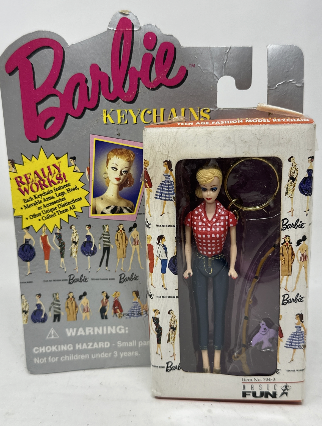 Picnic barbie keychain