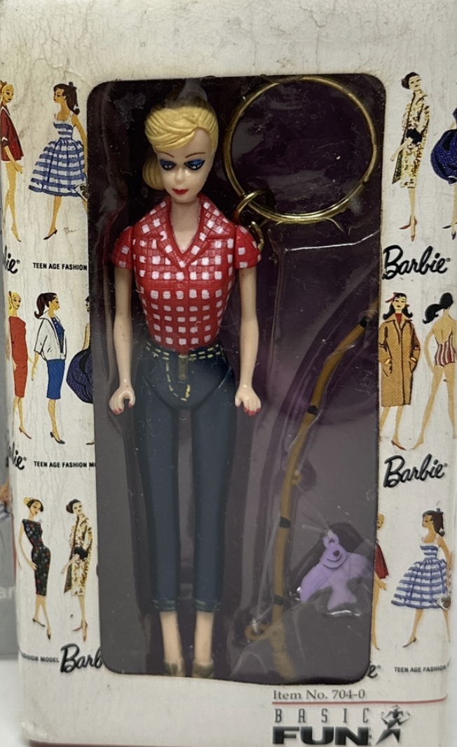 Picnic barbie keychain