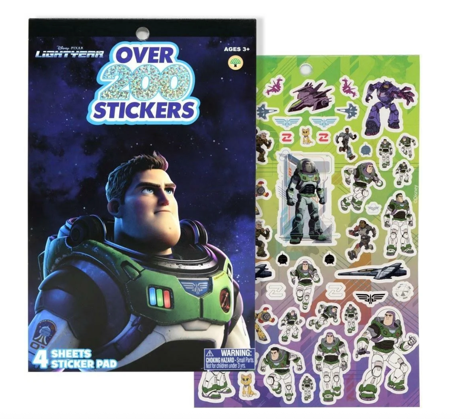 Buzz Lightyear 4 Sheet Sticker Pad, 200+ Stickers (3pk)