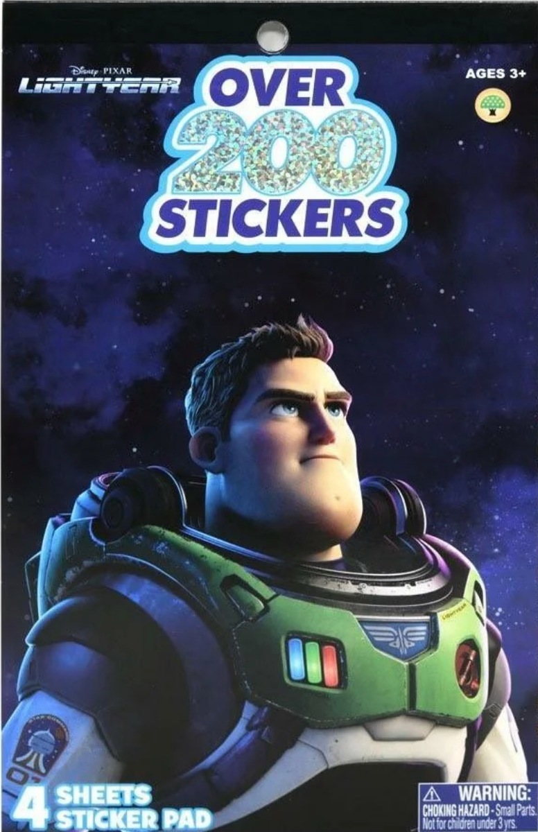 Buzz Lightyear 4 Sheet Sticker Pad, 200+ Stickers (3pk)