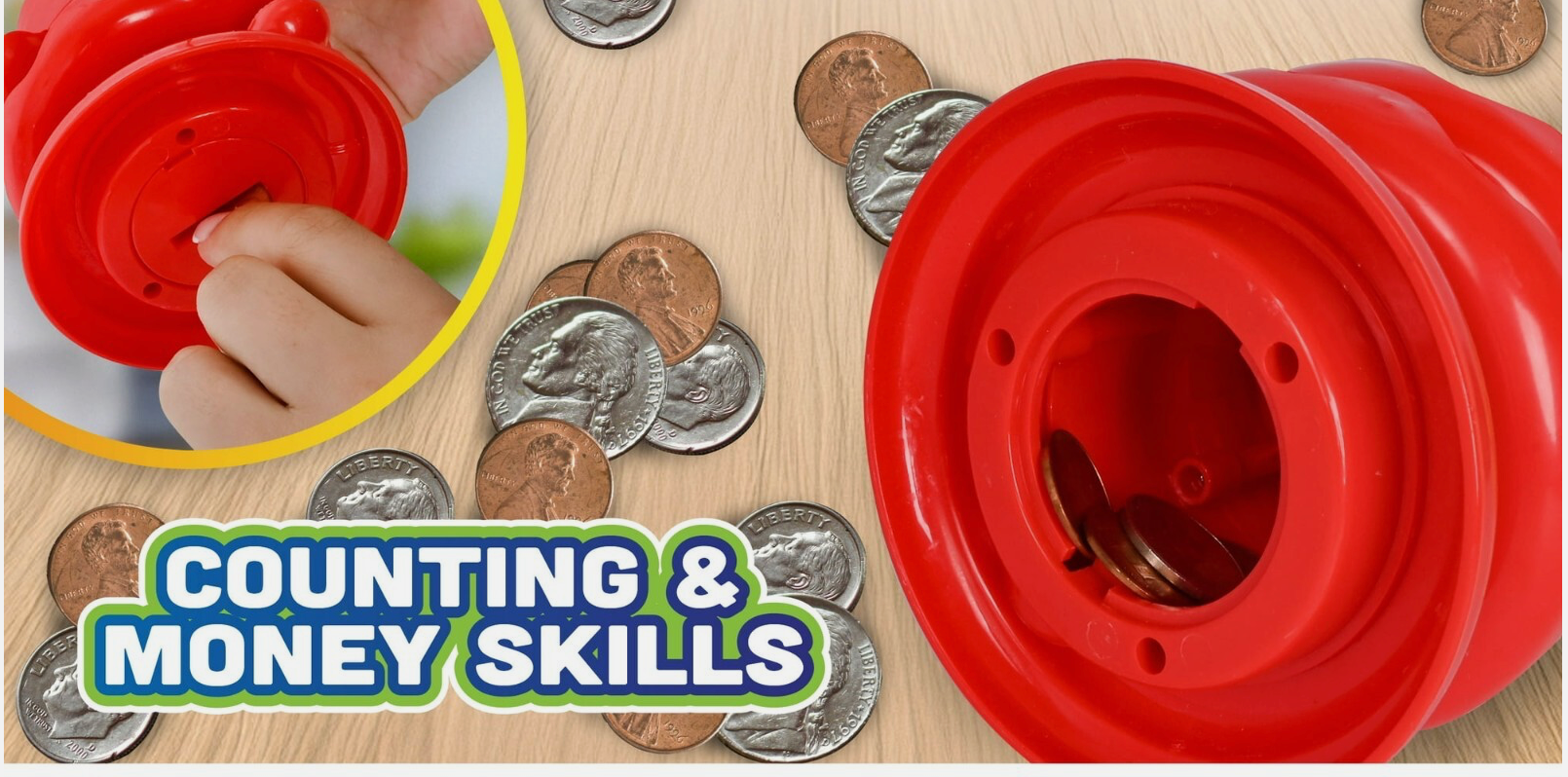 Toymendous Classic Gumball Bank with Gumballs, Novelty & Gag Toys for Children ages 3+