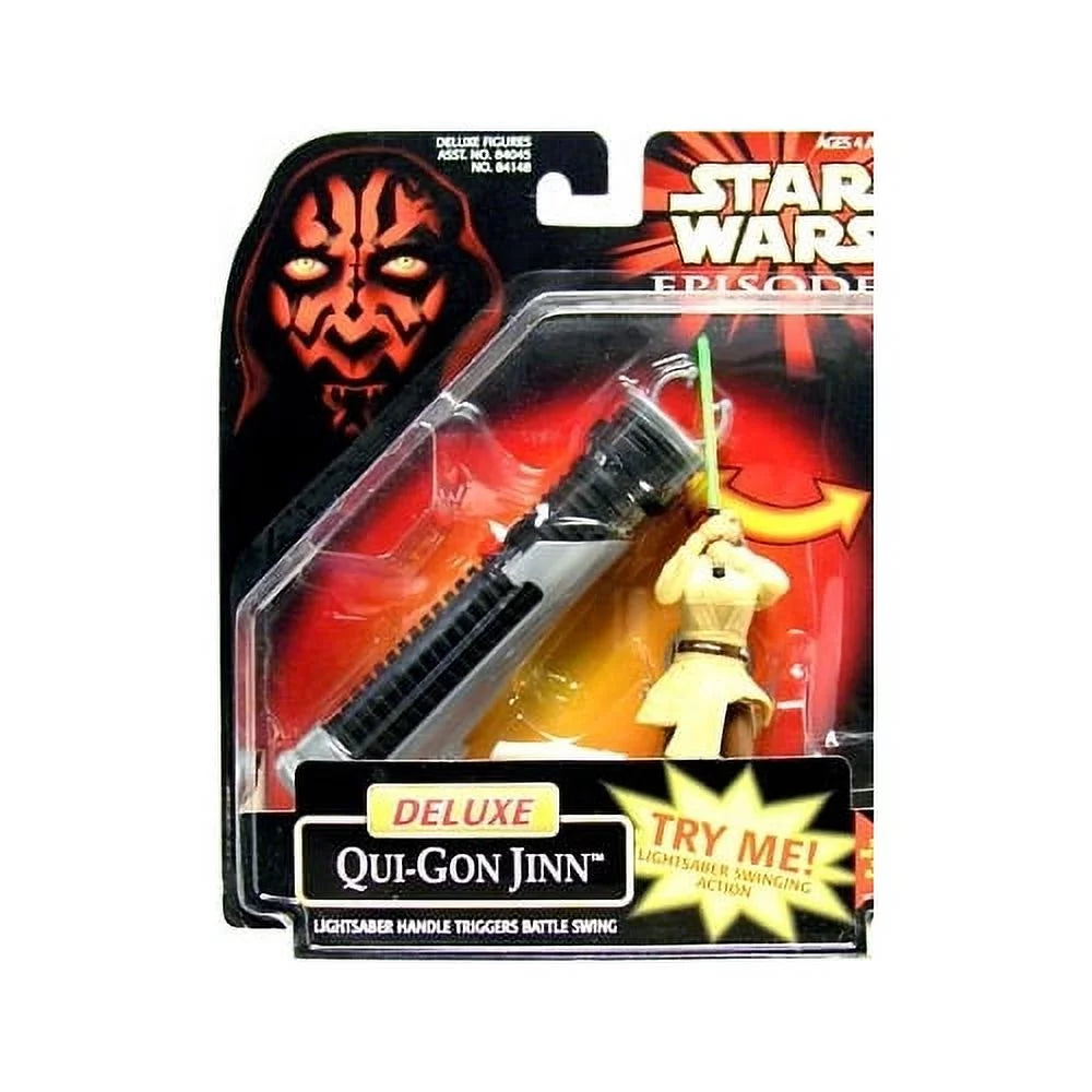 Star Wars: Episode 1 Deluxe Qui-Gon Jinn Action Figure