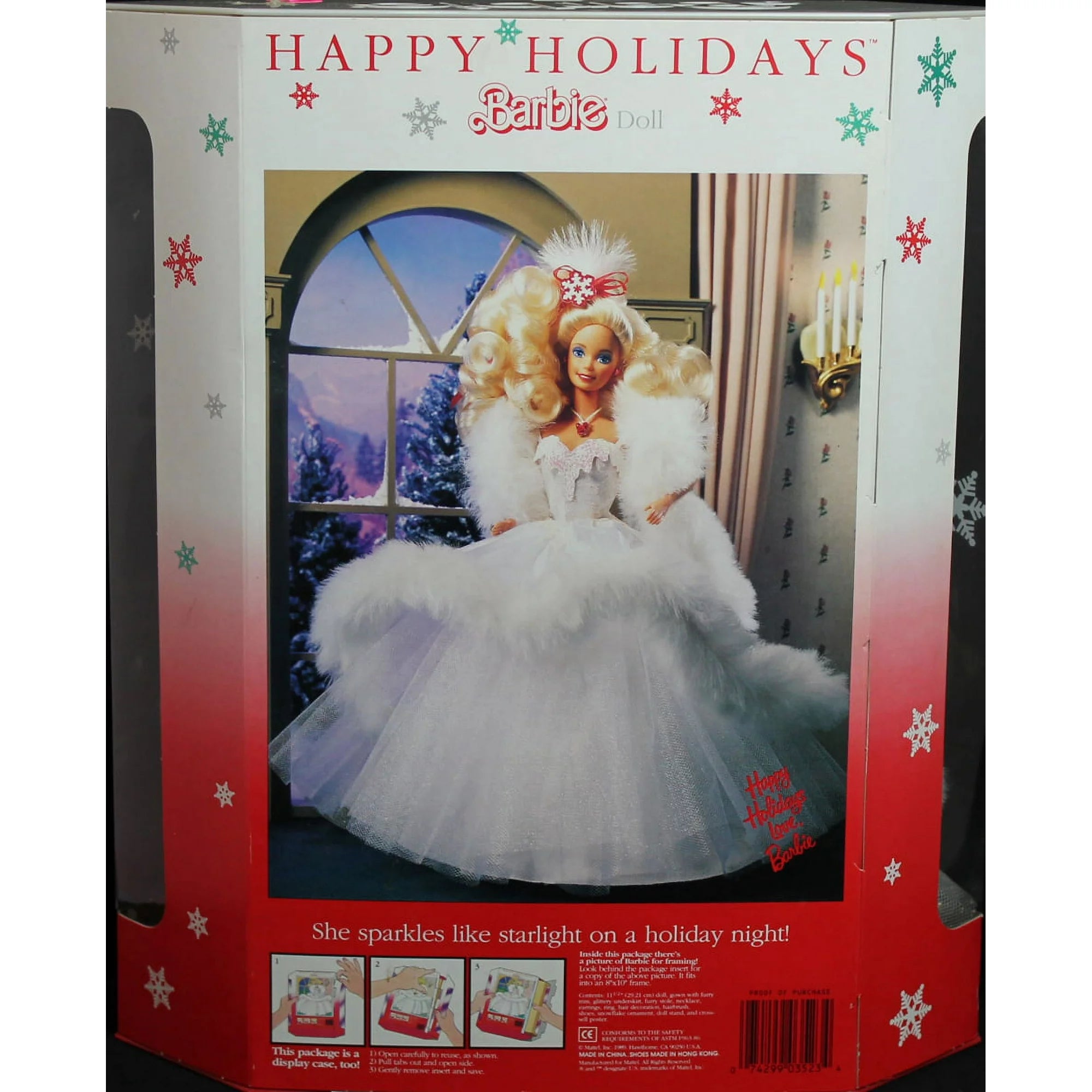 Barbie 1989 Happy Holidays