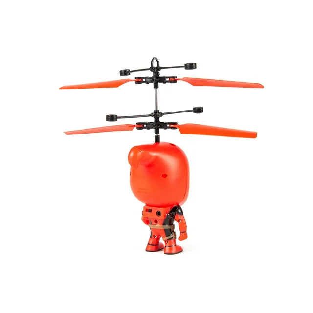 Deadpool 3.5 Inch Flying Figure IR UFO Big Head Helicopter