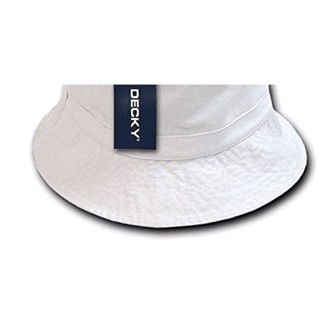 DECKY Polo Bucket Hat (WHITE, S/M)
