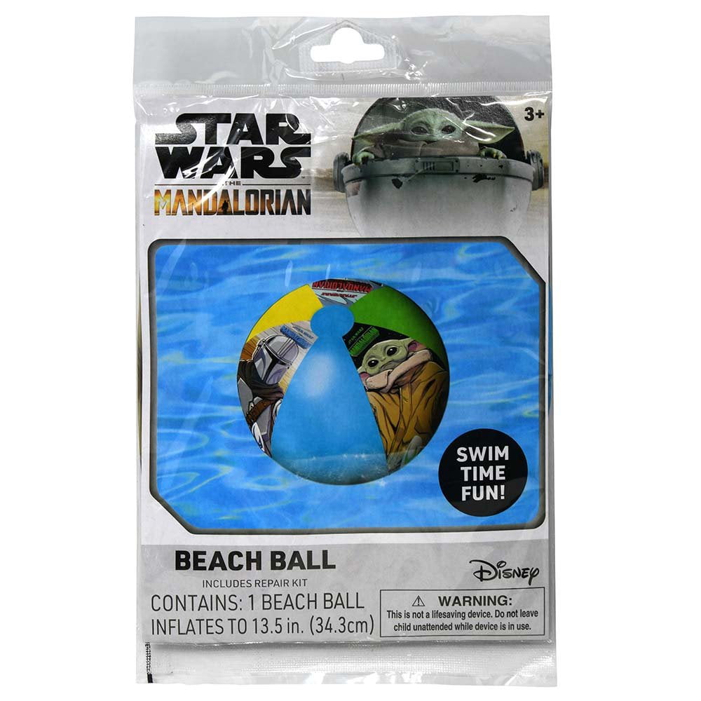 What Kids Want Star Wars The Mandalorian Inflatable Beach Ball Pool Toy 2pk