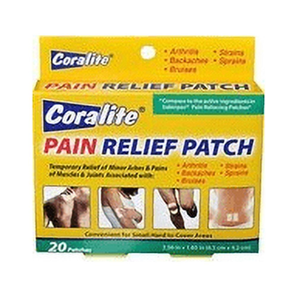 Coralite Muscle & Joint Pain Relief Patch, 20 Count 2pk