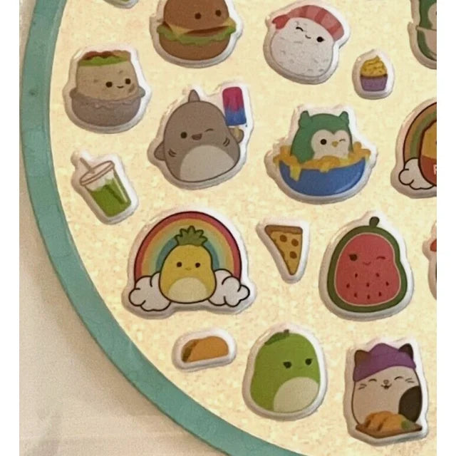 Squishmallows Puffy Stickers Autocollants Relief 508515 (2pk)