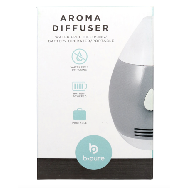 B-Pure Portable Water Free Aroma Diffusers, 3 x 2.8 x 4.3 in.