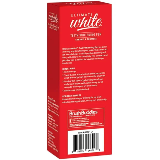 Ultimate white teeth whitening pen 2pcs (2pk)