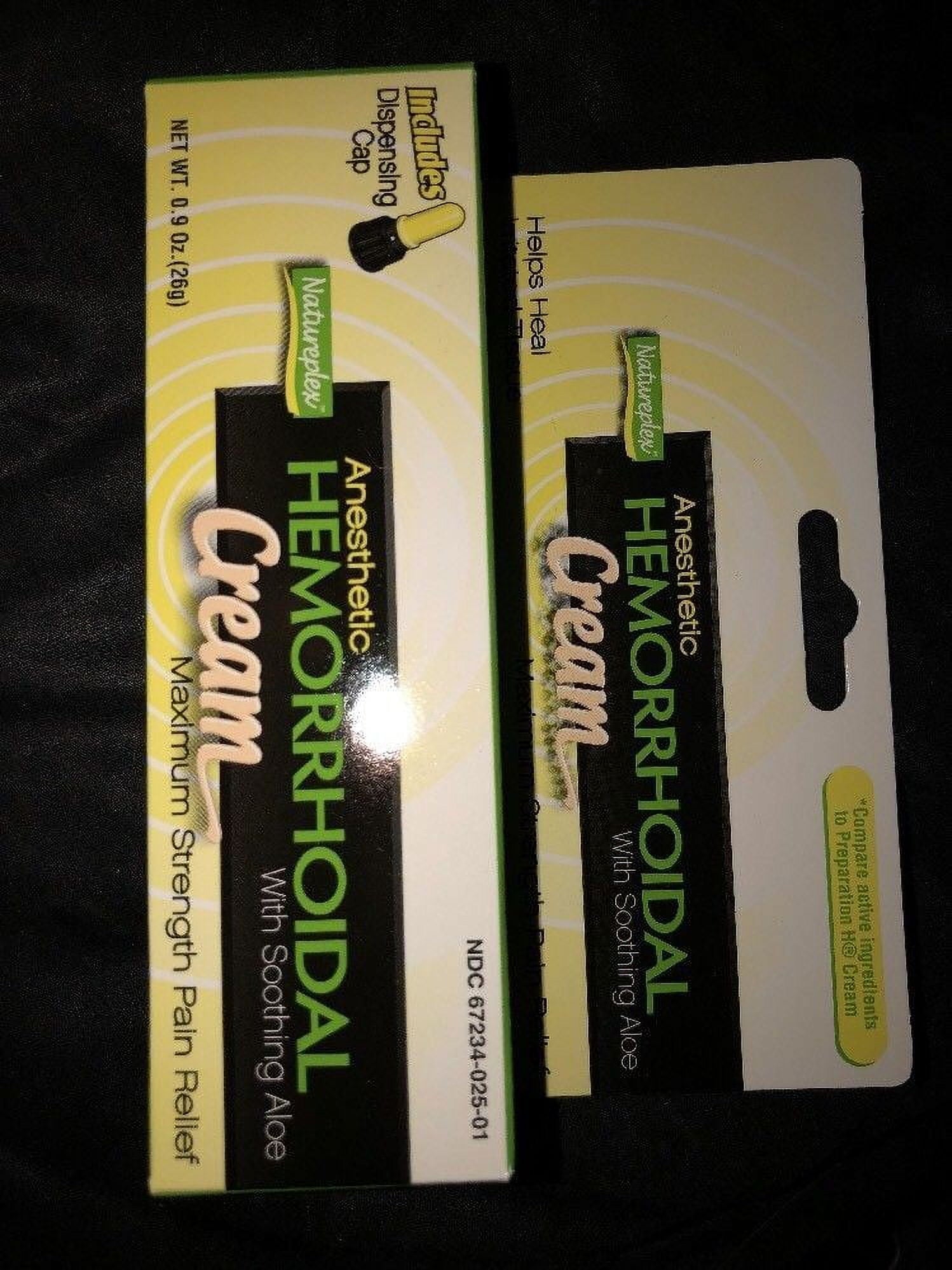 Natureplex Hemorrhoid Hemorrhoidal Cream Soothing Aloe Strength Relief (2pk)