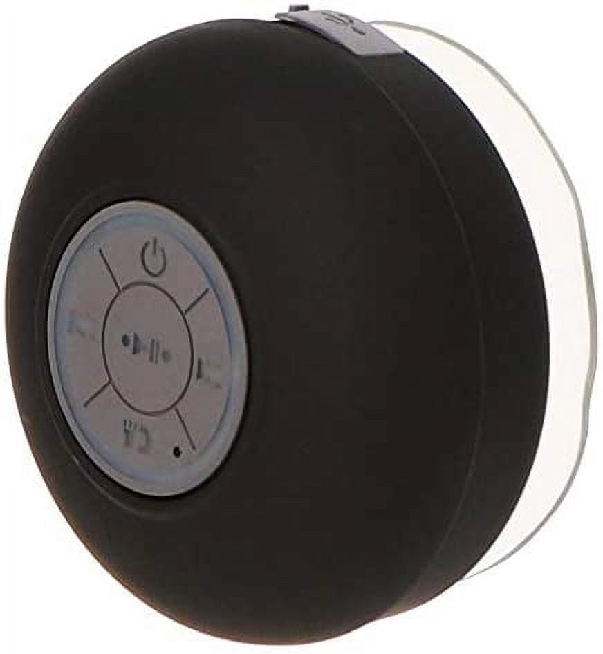 Aconic Wireless Shower Bluetooth Speaker For Smartphone and Other Bluetooth Media Devices Black