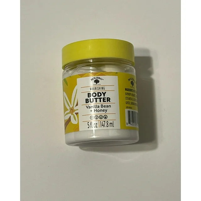 Nourishing  Body Butter Vanilla + Honey 5Fl Nourishing Body Lotion with Pure Honey (2pk)