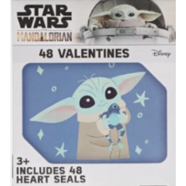Star Wars The Mandalorian 32 Valentines With 48 Seals By Paper Magic Group