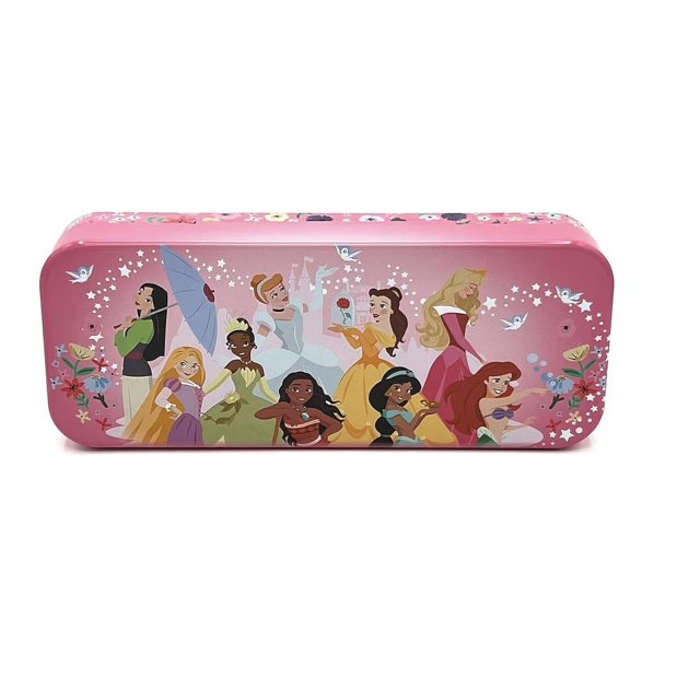 Disney Princess Tin Can Pencil Box Purple Color (2pk)